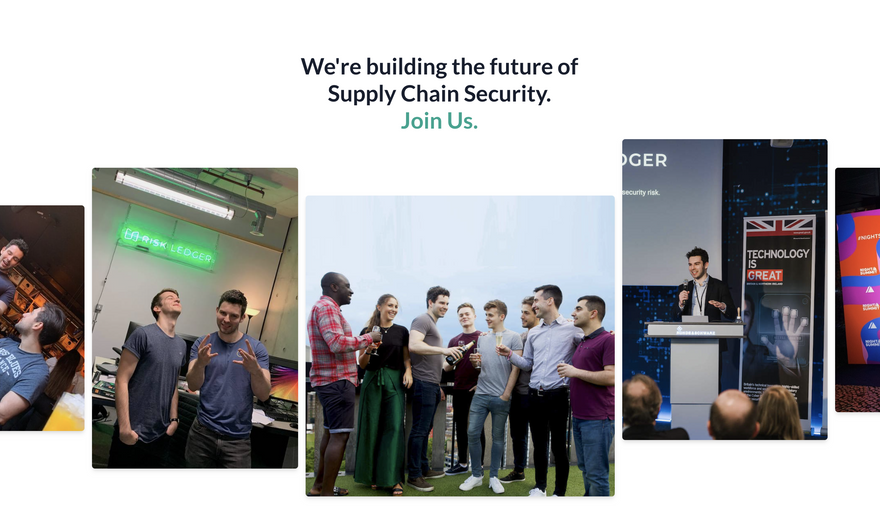 Photos people at Risk Ledger