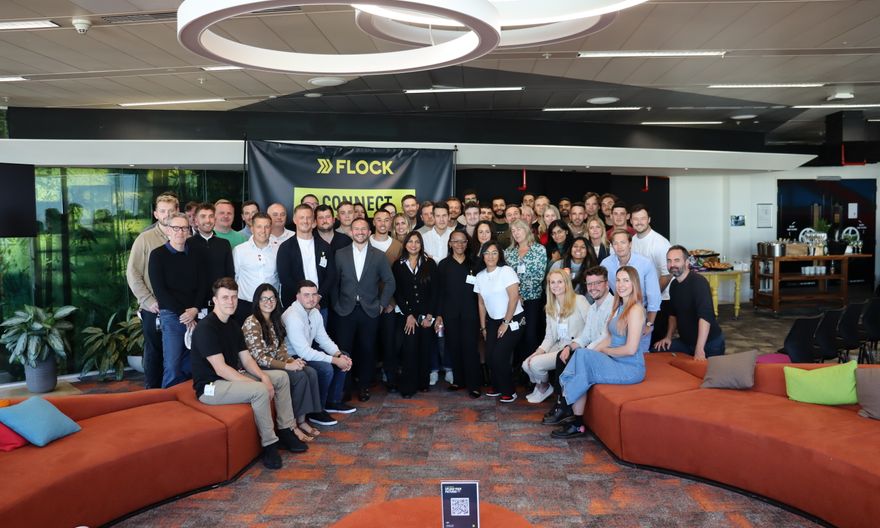 Photos people at Flock