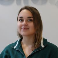 Viktoriia Semion on cord